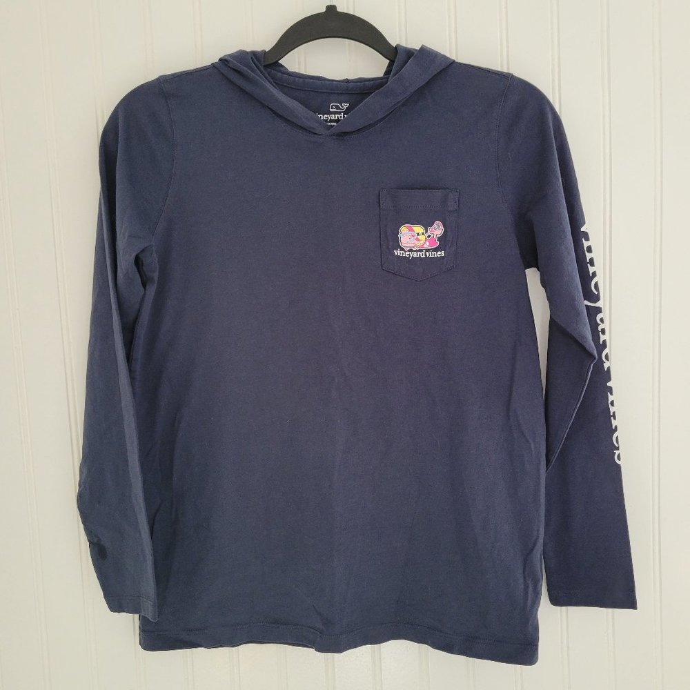 Vinyard Vines navy hooded sweatshirt L